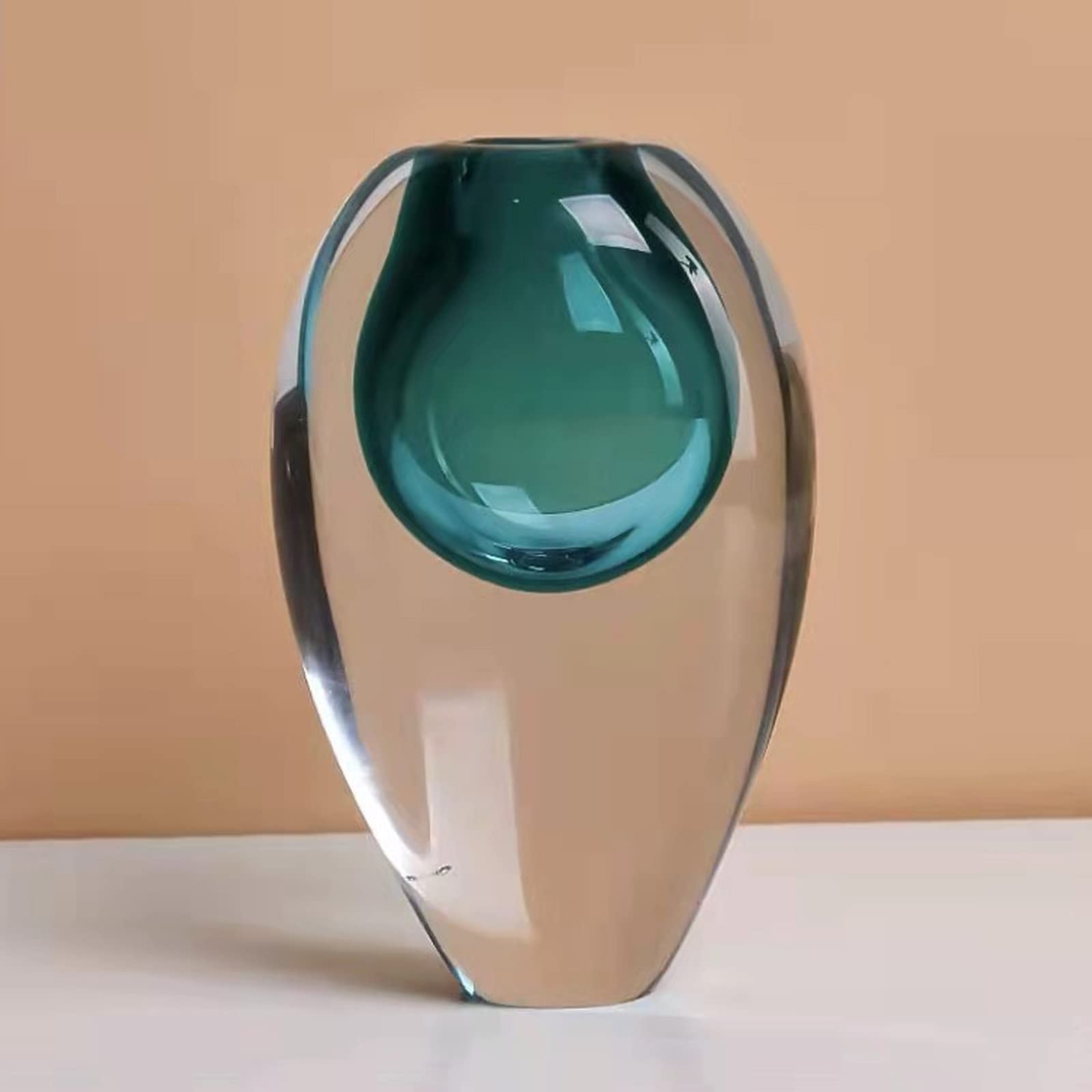 Amazon.com: Scizorito Crystal Vase, Modern Decorative Vase, Minimalist ...