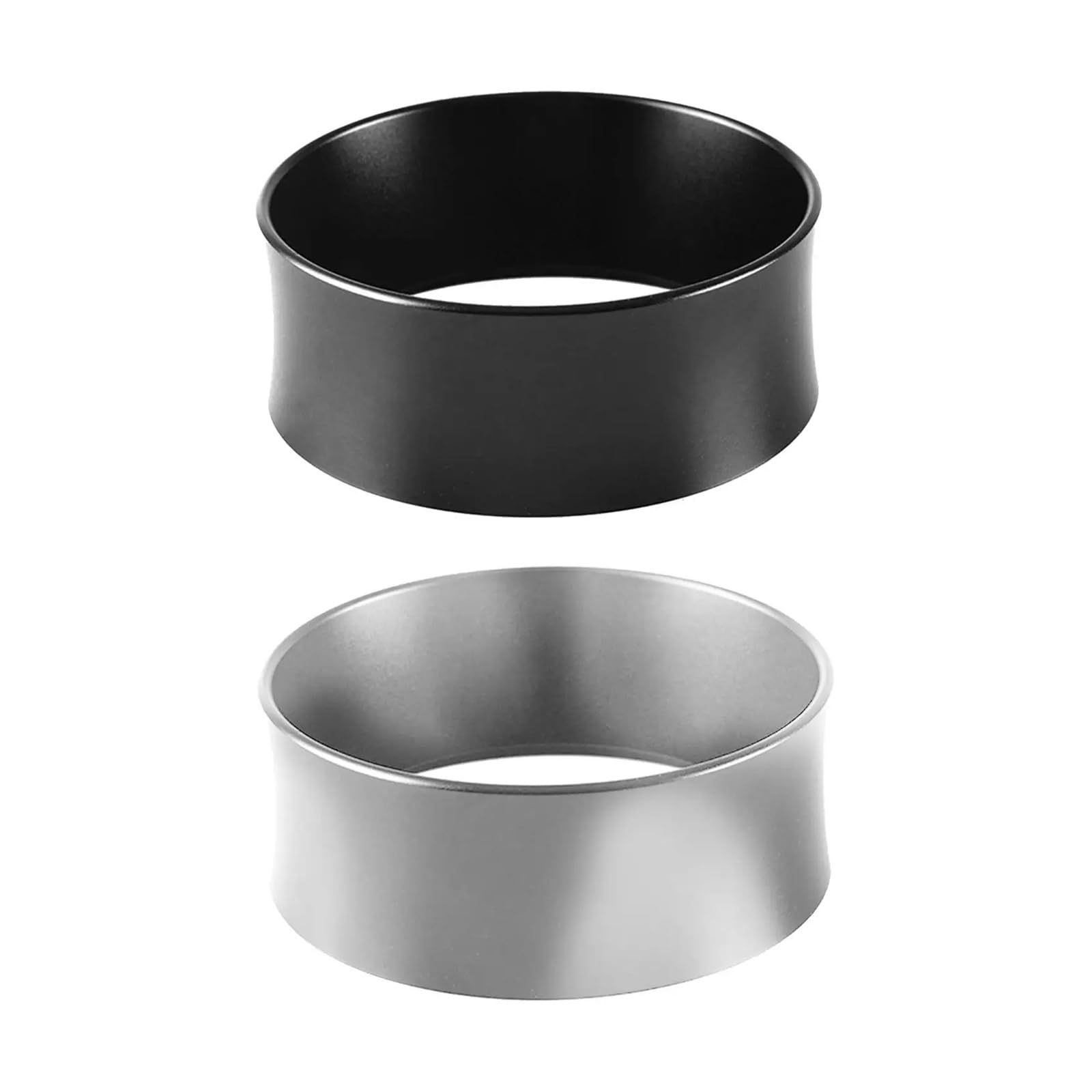 Reemplazo de embudo dosificador de anillos dosificadores de café de 58mm for herramienta Barista Café y té(Silver)
