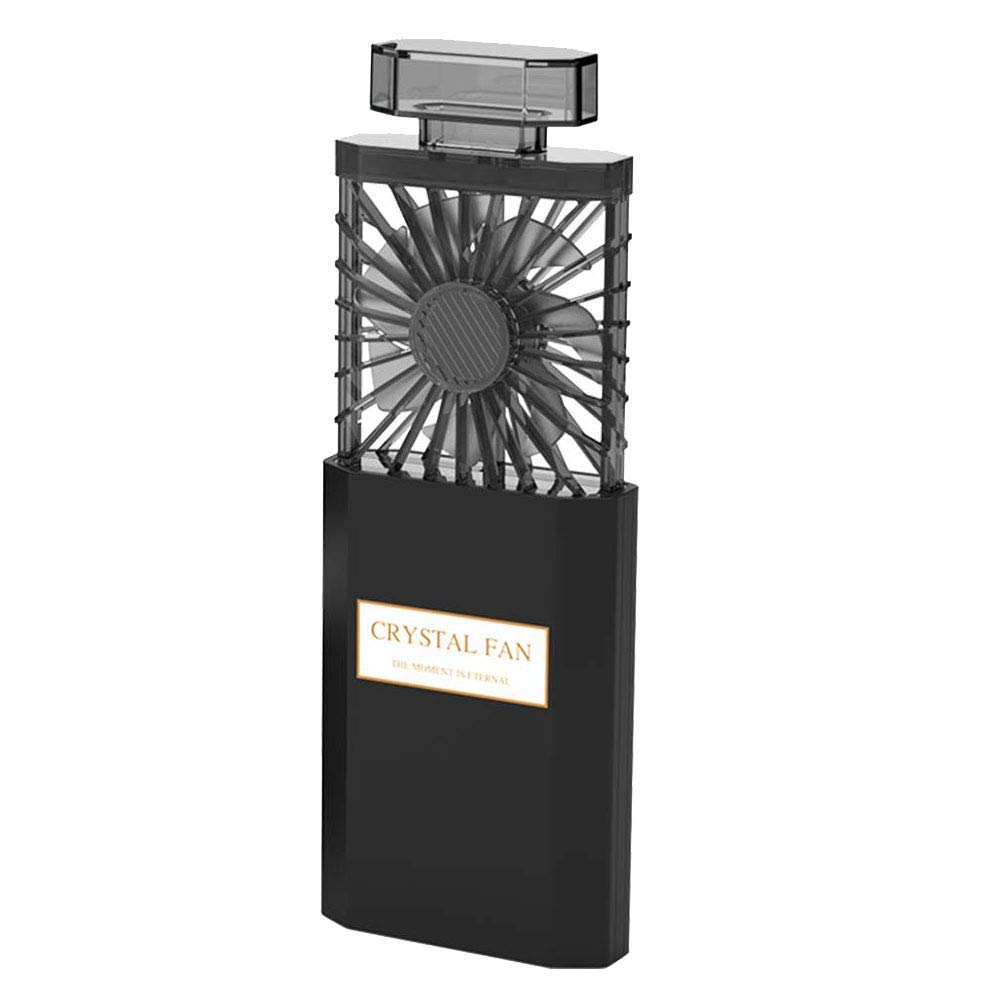 ZD-DZ Lady Handheld Fan, Rechargeable Small Personal Fan with 3 Speeds Setting, Pull-Out Portable Fan, Cooling Desk Electric Fan