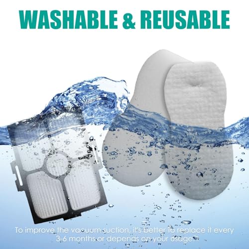 Image of HZ3002 Replacement Filter for Shark HZ3002 HZ3000 Stratos Ultralight Corded Stick Vacuum Cleaner, Replacement Cartridges for Shark HZ3000 HZ3002 Upright Vacuum Cleaner