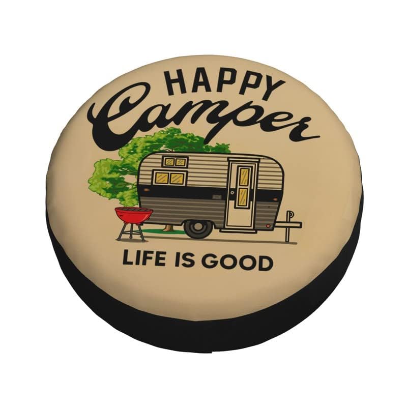 Spare Tire Cover Weatherproof Universal Wheel Protectors for RV Camper Travel Trailer SUV Truck 14 Inch - Image 4