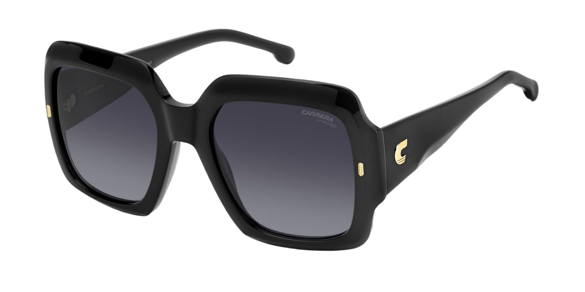 Carrera Women's Black Sunglasses, 54 Mm, /Dark Grey Shaded Sunglasses