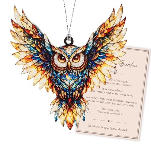 Owl Gifts for Women, for Mom & Grandma from Son Daughter, Owl Ornament for Christmas Tree Hanging Decor, Holiday Present Ideas, Gift Exchange Ideas, Holidays Decor for Owl Lovers