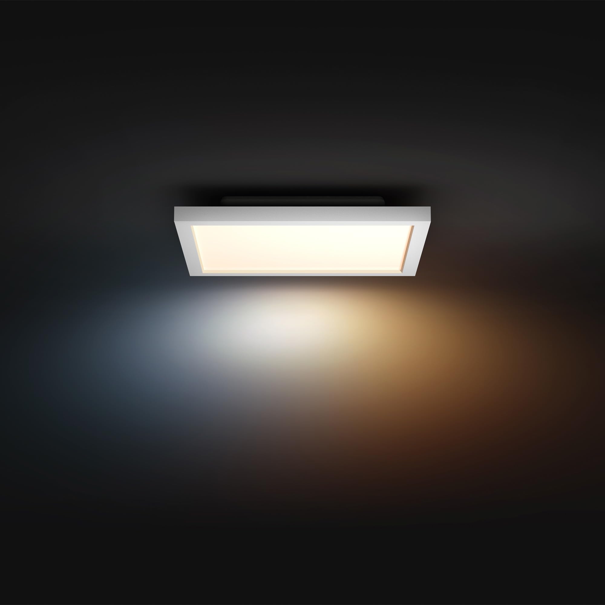 Philips Hue White Ambiance Aurelle smarte LED Panelleuchte, 30x30cm, Innenbeleuchtung, Smart Home Deckenleuchte für Schlafzimmer/Wohnzimmer, neue Generation, weiß