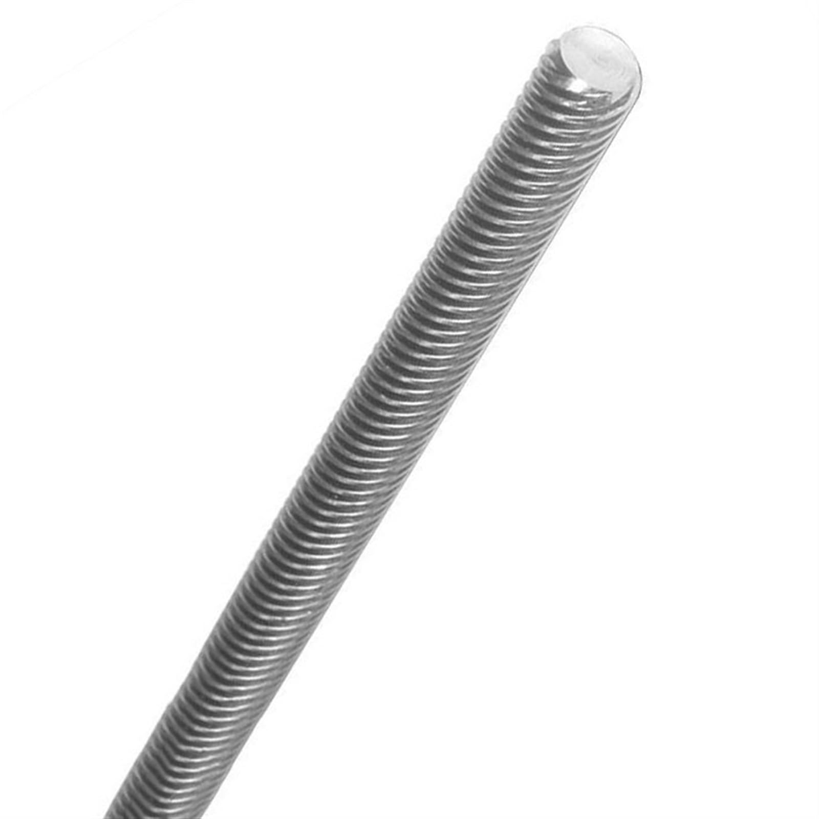 Stepper Screw M2 M2.5 M3 M4 M6 Full Thread Screw Bar 16mm 20mm 50mm 100mm Metric Threaded Rod 304 Stainless Steel Screw Studs Bolts Tapped Block(M6x80mm)
