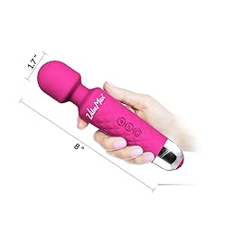 VibeMax Rechargeable Personal Massager - Powerful Multi Speed Vibration - Whisper Quiet - Waterproof - for Muscle Tension Relief - Pink