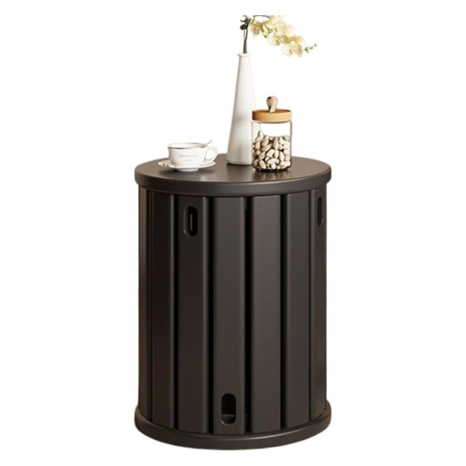 Juego de 2 o 3 taburetes apilables de madera maciza, minimalistas, para sala de estar, dormitorio, espacio pequeño, mesa auxiliar, mesita de noche, soporte para plantas
