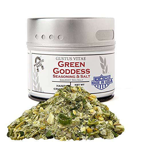 Gustus Vitae | Green Goddess Sea Salt &amp; Seasoning | Gourmet Spice Blend