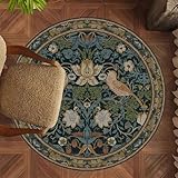 3. Zeitlose Ästhetik für jeden Raum. Verschönern Sie Ihr Interieur mit aufwendigen Vintage-Motiven, die den Charme der alten Welt erwecken und dennoch zu modernen Umgebungen passen. Von Art-Deco-Geometrien bis hin zu floralen Medaillons, jedes Design verleiht Wohnzimmer, Schlafzimmer oder Terrasse ein Statement-Stück. Die kreisförmige Form mildert eckige Möbellayouts und schafft visuelle Harmonie. Erhältlich in neutralen und kräftigen Farbtönen, ergänzt der Teppich Bohemian-, Bauernhaus- oder minimalistische Dekore.