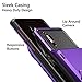 Vofolen Case for Galaxy Note 10+ 10 Plus Case Wallet 4-Slot Pocket ID Card Holder Scratch Resistant Dual Layer Protective Bumper Rubber Armor Hard Shell Cover for Samsung Galaxy Note 10 Plus Purple