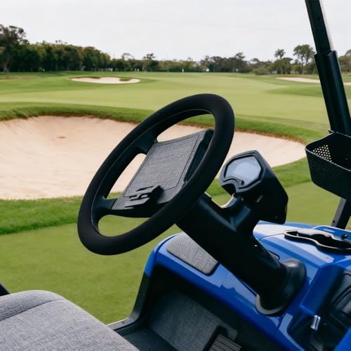 Universal Golf Cart Steering Wheel Cover Stretchable Fits 12.5 Inch