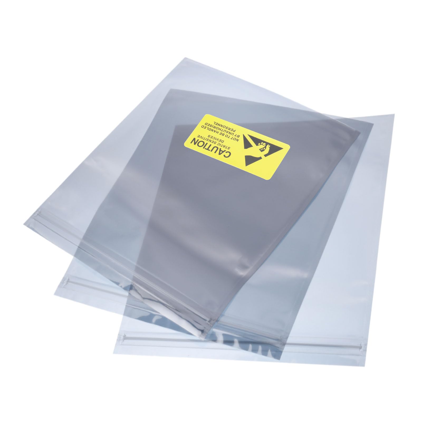 MECCANIXITY Anti Static Bags Shielding Bag 10pcs 15.7x17.7inch(40x45cm) Resealable with Labels for Hard Drive HDD SSD PCB Board