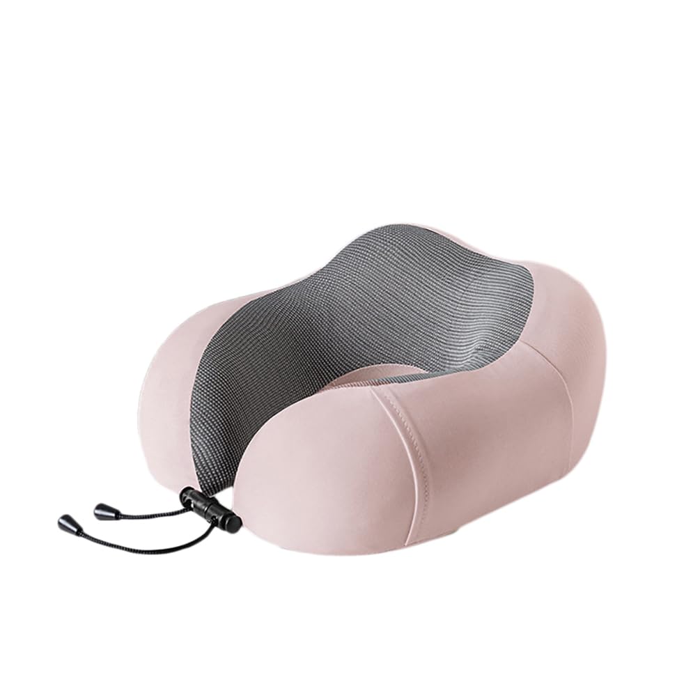 Maibar Neck Pillow for Traveling Memory foam Travel Pillow for Airplanes for Adult (C-Pink)