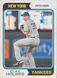 2023 Topps Heritage #116 Clay Holmes New York Yankees Baseball Card - GotBaseballCards