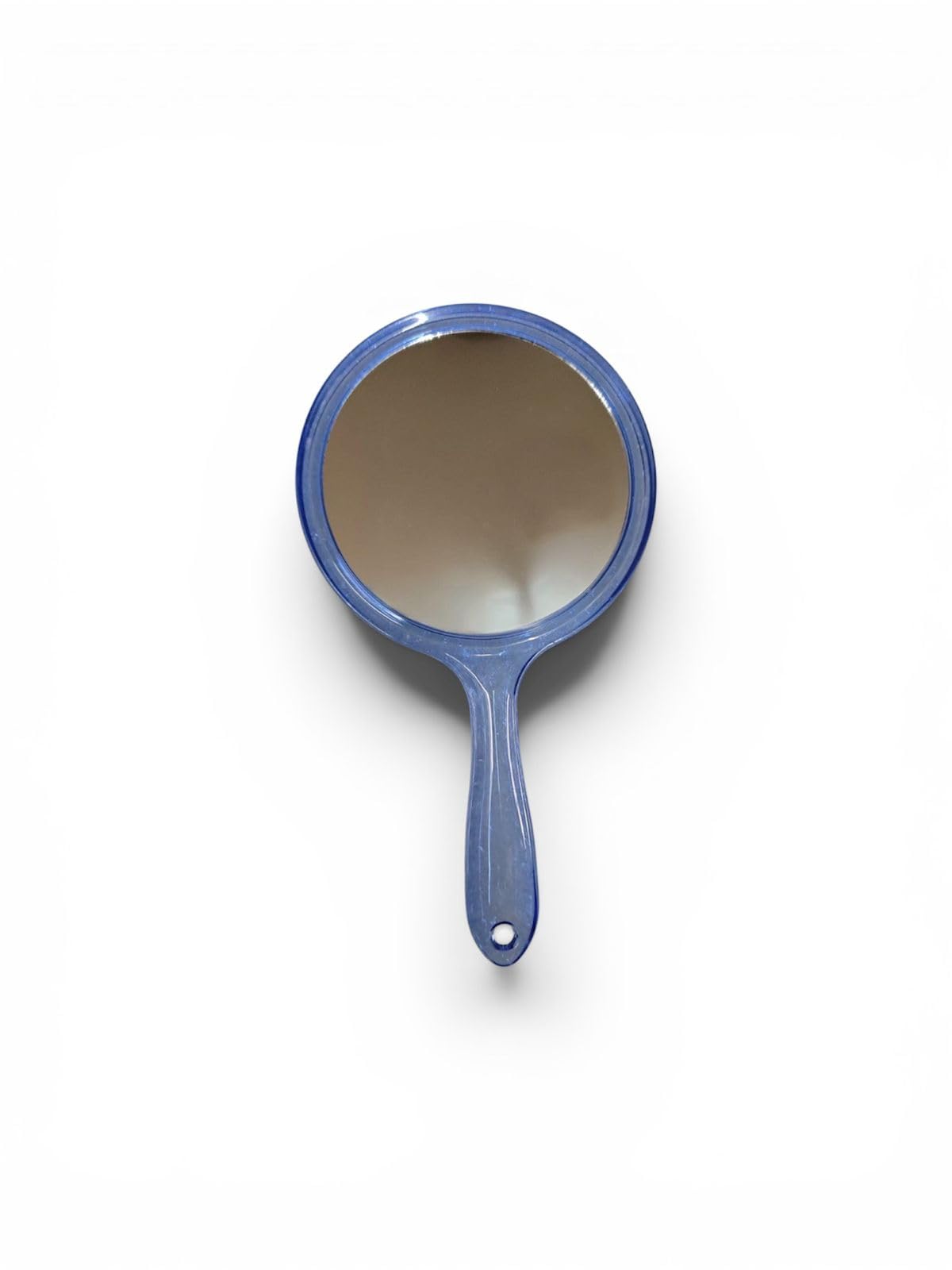 2 Way(Magnifying & Regular) Handle Mirror for Make Up and Grooming,5 inch Dia Display (1, Blue, Small)-image-30
