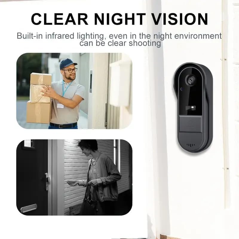 Videocitofono Wireless Con Schermo IPS Da 4,3 Pollici, Per Uso Domestico E Sorveglianza Ad Alta Definizione M12 78098832
