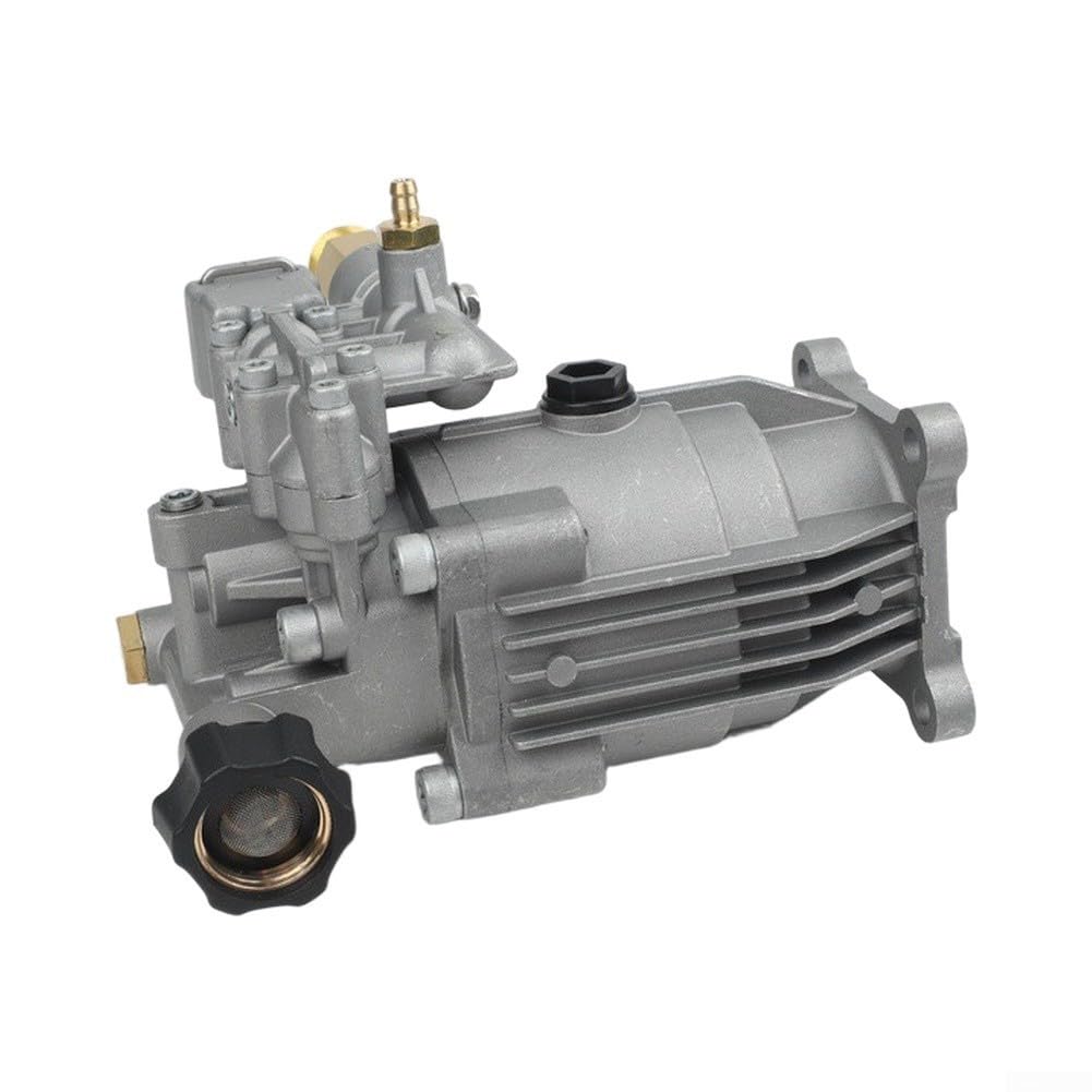 Bomba de lavado a presión de 3400 PSI, repuesto de 2.5 GPM para motores de gas, eje horizontal de 0.75 pulgadas con válvula de alivio térmico para limpieza del hogar