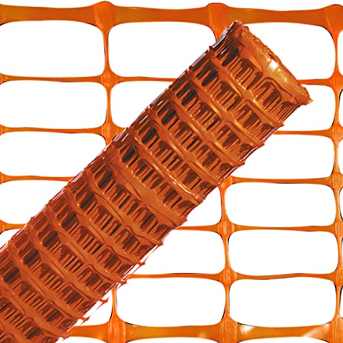 WOLFPACK LINEA PROFESIONAL - Tela Balizamiento Naranja 1,0 metro. Rollo 50 metros