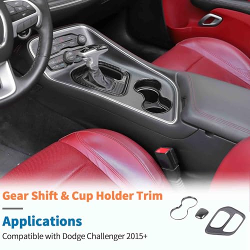 JeCar Set de 3 piezas Carbon Fiber para Dodge Challenger miniatura 5