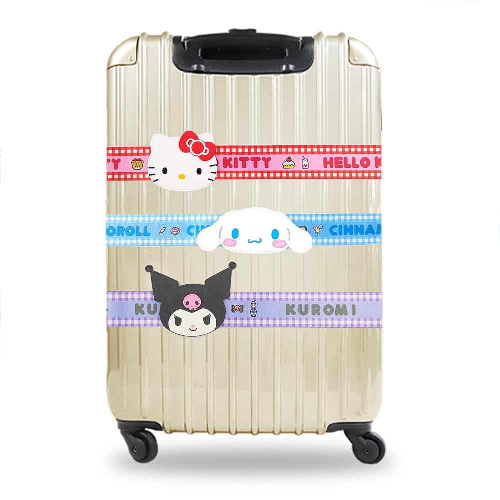 Amazon.co.jp｜SANRIO スーツケースベルト ワンタッチ 便利 荷物 固定