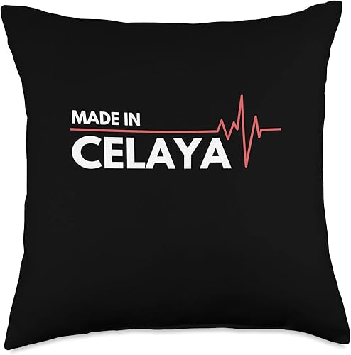 Made In Celaya Mexico Co. Inc. Made in Celaya Mexico Place of Birth Throw Pillow, 18x18, Multicolor