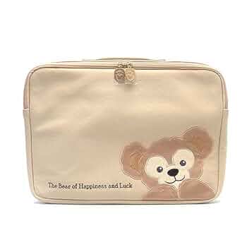 ダッフィー ノートパソコンケース（ベージュ）　新品タグ付き ダッフィーデザイン！東京ディスニーシー「ダッフィー&フレンズ