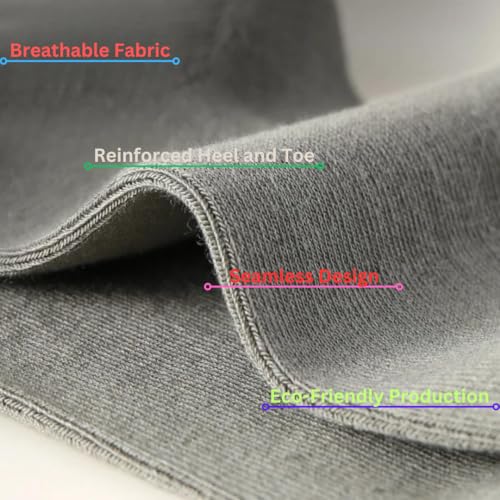 Women's and Men's Ankle Socks, Cotton Thin No Show Socks Womens and Mens (6/10 Pairs)4