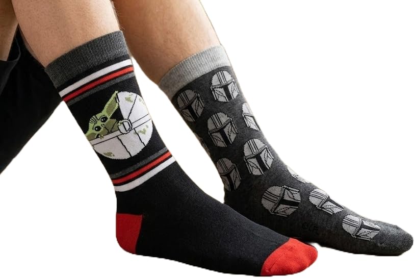 Chaussettes Star Wars The Mandalorian look décontracté à la maison ou au bureau