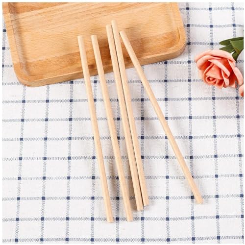 Pitillos biodegradables de papel Kraft marrón 100 uds miniatura 4