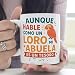MUGFFINS taza abuela divertida con frase Aunque hable como un loro es un tesoro en Español Imagen de MUGFFINS taza abuela divertida con frase Aunque hable como un loro es un tesoro en Español