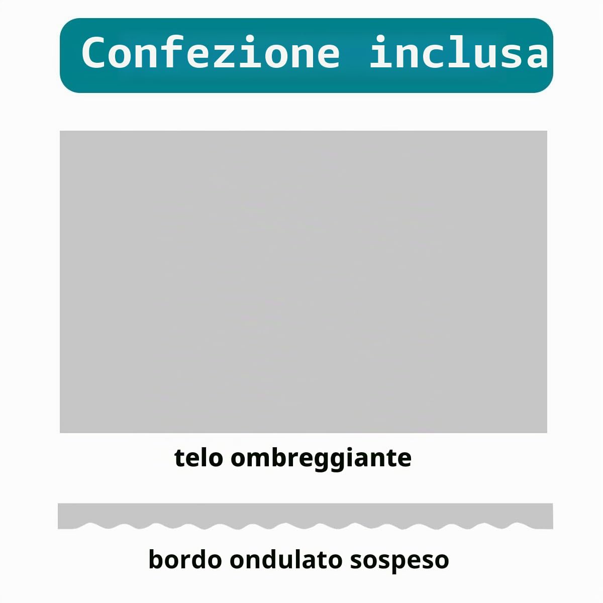 Telo per Tende da Sole Manuale 2.0m 3.0m 5m, Tessuto di Ricambio per Tende da Sole da Giardino Esterno, Tettoia di Ricambio Retrattile per Balcone, Nessuna Cornice(Blue And White,200x150cm)