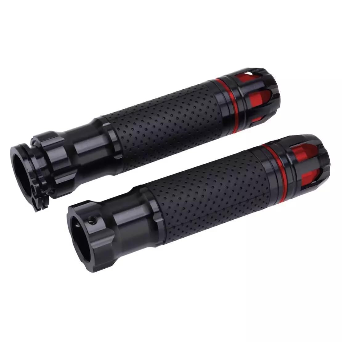 Puños giratorios de aleación aluminio for manillar motocicleta 7/8" y 22 mm