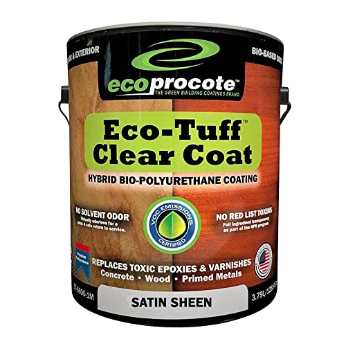 Eco-Poly Polyurethane Sealer — Non-Toxic, Low Odor, Quick-Dr...