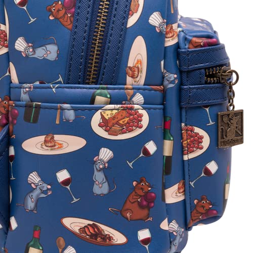 Loungefly Disney Pixar Ratatouille Remy and Emile Allover Print Backpack3