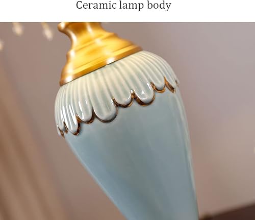 Miniatura 4 de Desk Lamp Reading Light Chinese Retro Table Lamp Bedroom Bedside Lamp Living Room Decoration Ceramic Table Lamps Office Desktop Decor Desk Lamp,