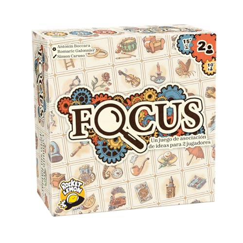 Rocket Lemon Focus - Juego de Cartas - Juego de Mesa - Investigación