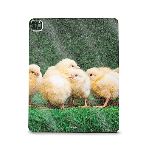 Image of MightySkins Carbon Fiber Skin Compatible With Apple iPad Pro 12.9 inch M2 6th Gen (2022) Full Wrap Kit - Group Of Chicks | Protective Durable Textured Carbon Fiber Finish | Easy To Apply | Made in the USA