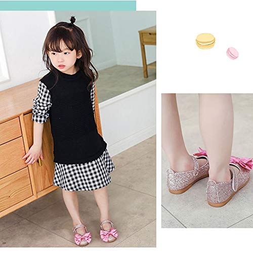 Toddler Little Girls Ballet Mary Jane Flats Bowknot Glitter Ballerina Wedding Princess Dress Shoes3