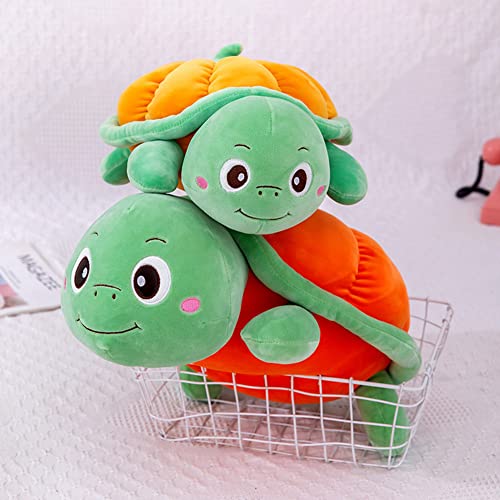 Aassoo Stuffed Pumpkin Tortoise Plush Toys, Turtles Plushie Cute & Soft Squishy Pillow, Halloween Party Pumpkins Decorative Fluffy Turtle Hugging Pillows For Kids Birthday Christmas  #TOP4