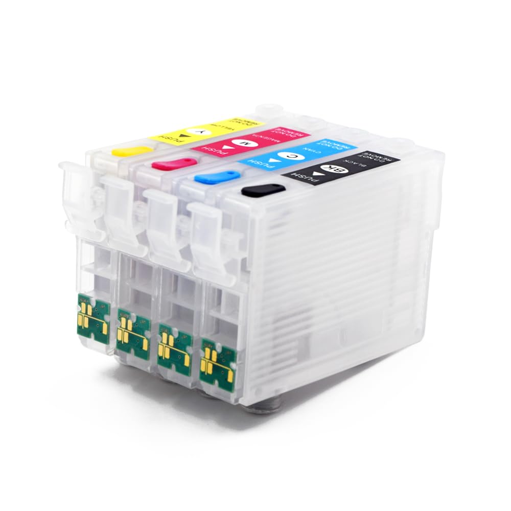 CAIDI Cartouche d'encre T503 503 503xl Puce d'arc à réinitialisation Automatique pour imprimante epson Expression Home XP-5200 XP-5205 WF-2960 WF-2965