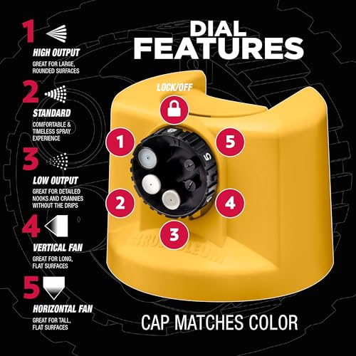 Image of Rust-Oleum Stops Rust 5-in-1 Spray Paint, Matte Roasted Squash Yellow | Rust Preventive Protective Enamel, Multi Surface (Metal, Wood and More), Adjustable Dial for Better Control, Fast Dry, 6 Pack