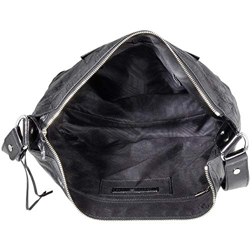 Rebecca Minkoff Regan Ladies Large Leather Hobo Handbag Hu17Edsh46, Black #TOP11