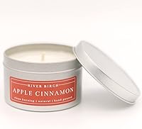 Vista 21 de River Birch Candles - Vela perfumada de almendra + miel, velas de soja de alta calidad, totalmente naturales, no tóxicas, vela de viaje de lata