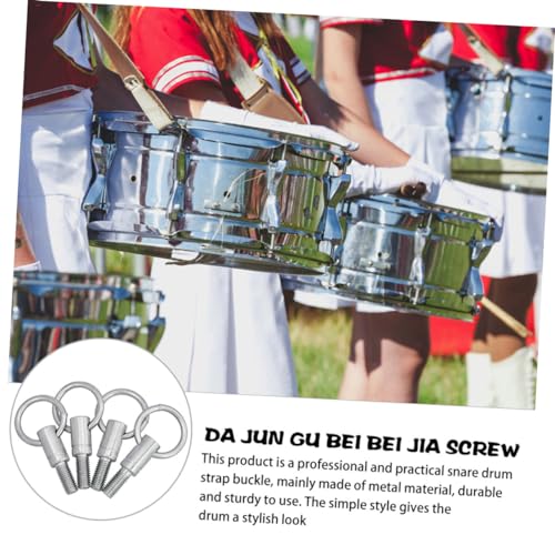 Toyvian parafuso de tambor fivela de cinta filtro de caixa parte para partes de caixa alça parafuso