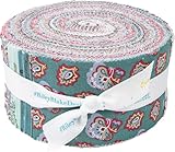 Jane Austen's House Mansfield Park Rolie Polie 40 2.5-inch Strips Jelly Roll Riley Blake RP-15190-40