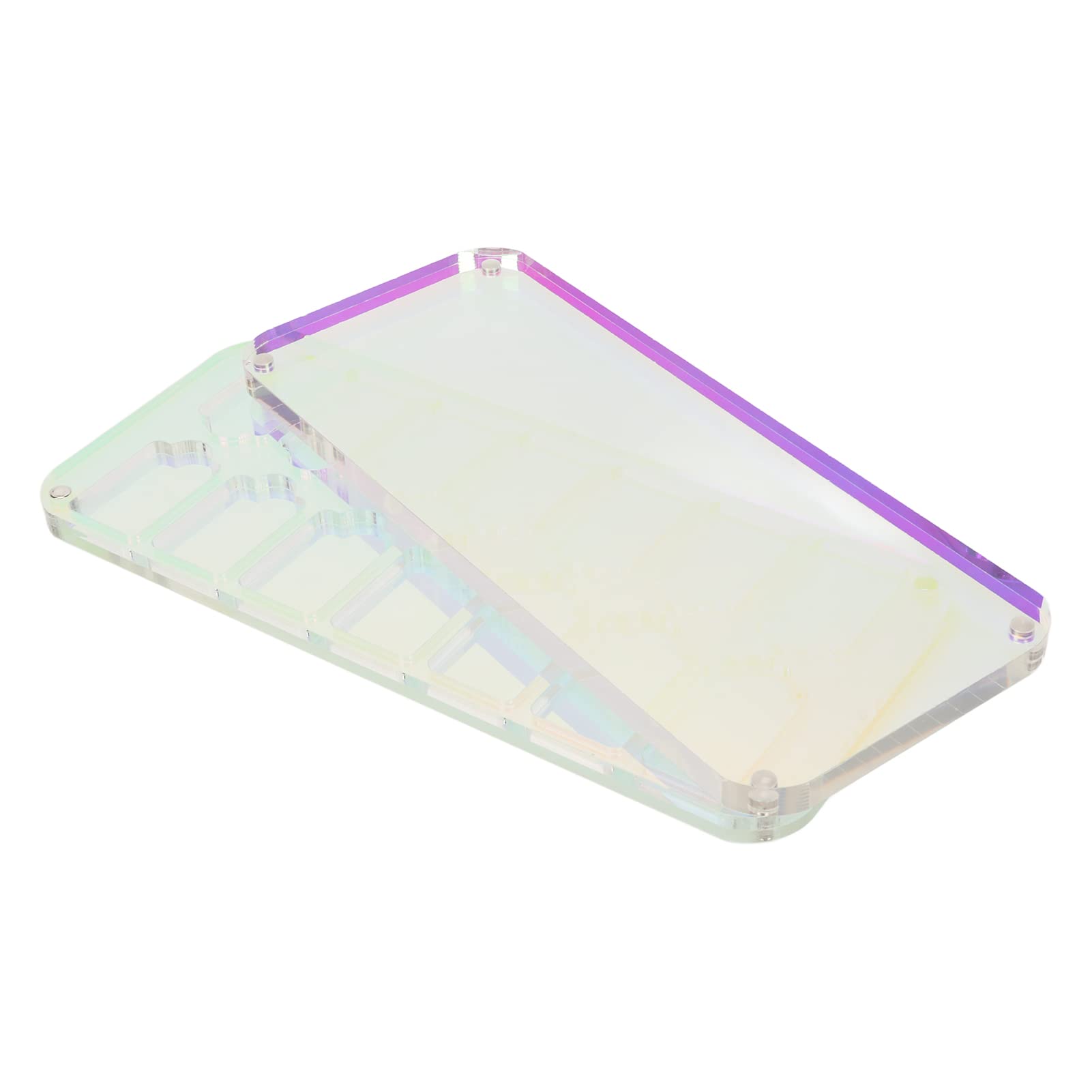 Acouto Custodia per Carte da Gioco Scatola Portaoggetti per Giochi in Acrilico Trasparente con 14 Slot per Carte da Gioco Lite Box Custodia per da per SwitchCustodia per da GiocoCustodia per da per