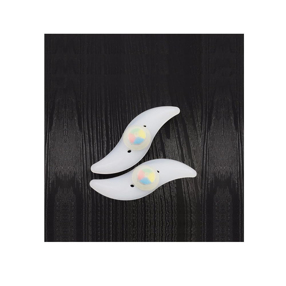 Wheel Spoke Lights - Colour Changing LED - Multicolour 3 Flashing Modes - Easy Install Bike Accessory - Visibility at Night Time