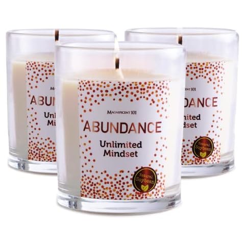Magnificent 101 Abundance Set of 3 Candles Cover