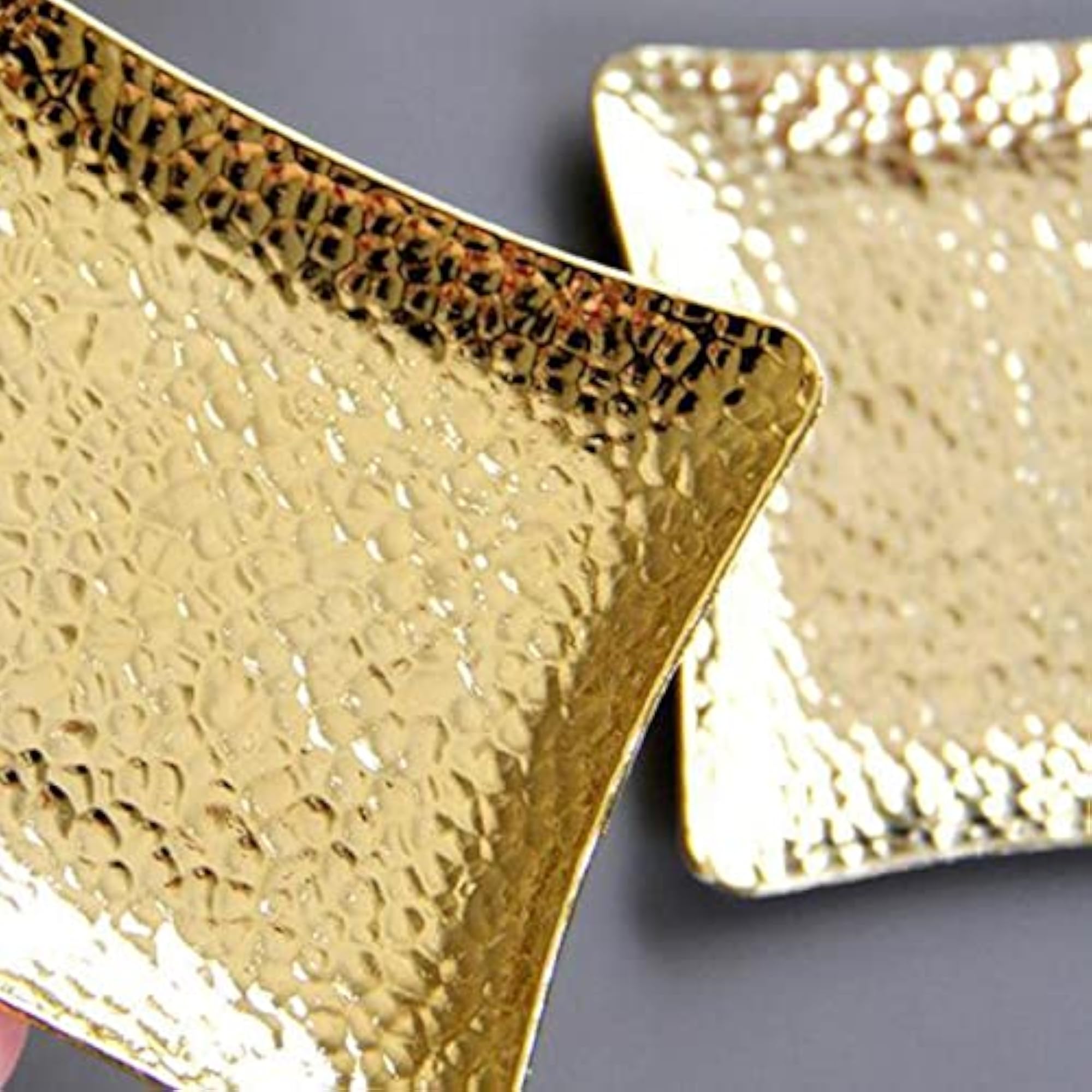 Metal Square Drinks Cup Place Mat Coasters
