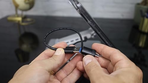 Miniatura 5 de Vanli's Soporte ajustable para laptop con base giratoria de 360, elevador ergonómico plegable para escritorio, soporte giratorio para computadora